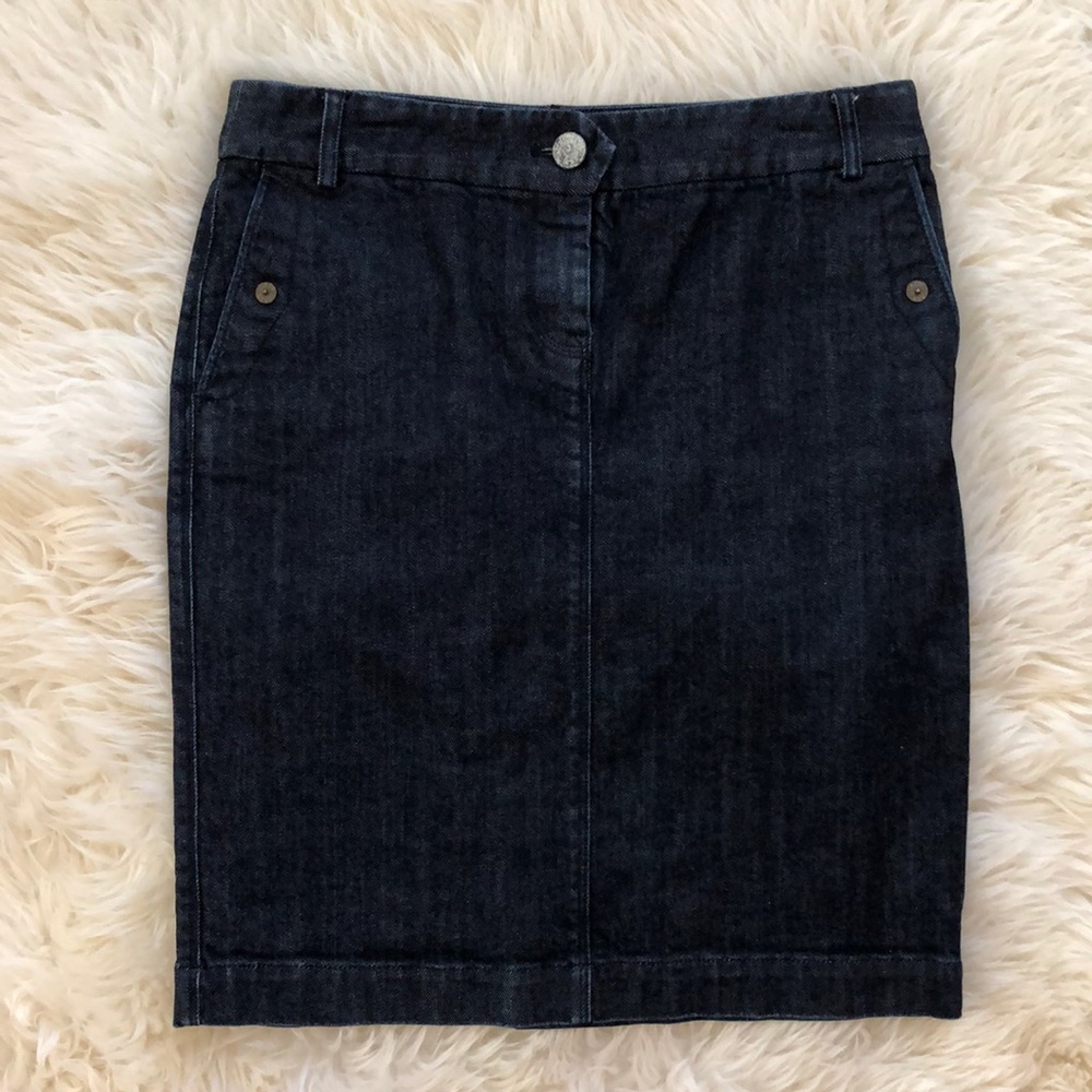J.Crew Pencil Skirt - dark jeans